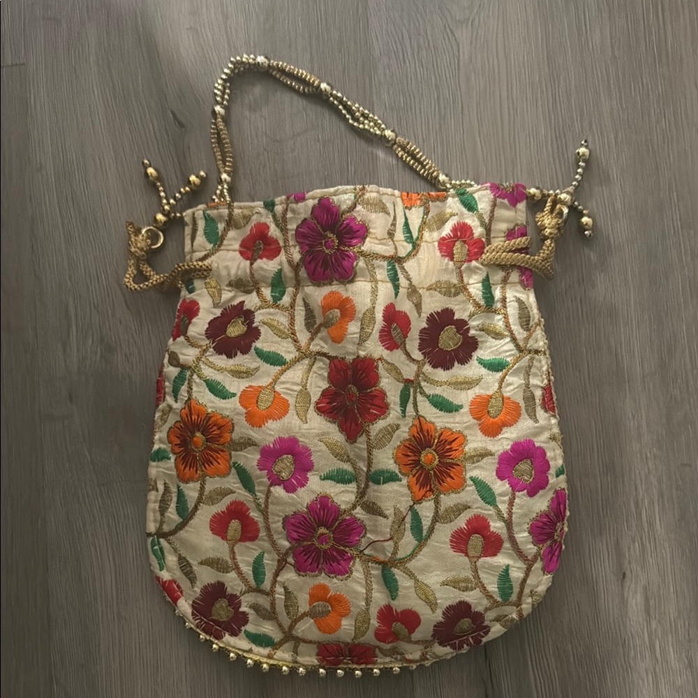 Floral Embroidered Women's Bag (India)